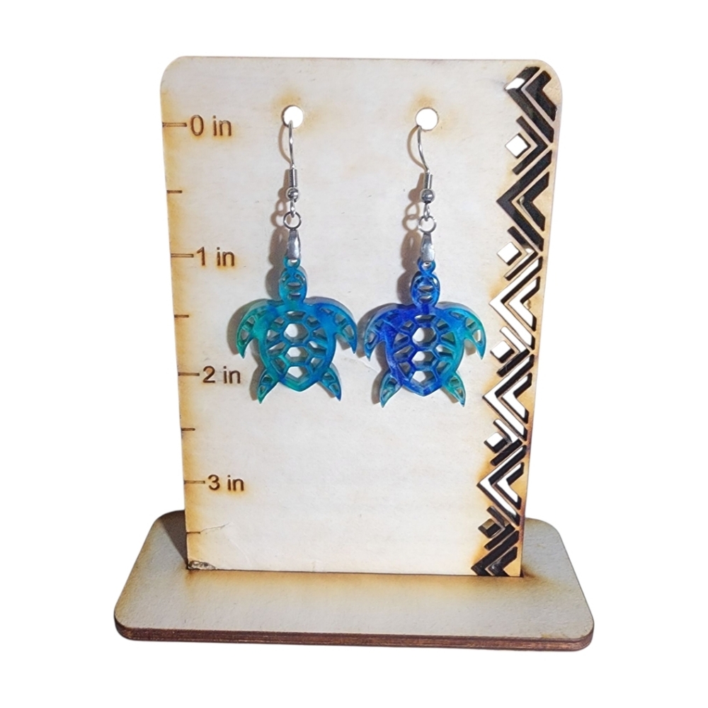 Ocean Drift Acrylic Drop Earrings